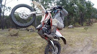 Trying to ride trials on a dirt bike!︱Cross Training Trials