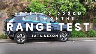 TATA Nexon EV Max Range Test after 40,000km & 18 months old | Avinash Shrimal