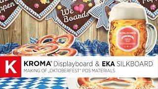 KROMA Board: Eco friendly rigid media for POS/POP display I Direct digital printing & Zund G3 cutter