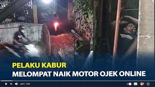 Detik detik Penangkapan Pasangan Kompak Curi Motor di Palembang, Lompat Naik Motor Ojek Online