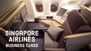 BEST Airplane Food? Singapore Airlines Business Class | Tokyo to Singapore