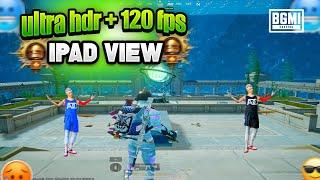 1920x1440 best ipad view | pubg mobile 120 fps + ultra hdr | bgmi 3.3 ipad view + 120 fps