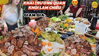 KHAI TRƯƠNG QUÁN MỌI NGƯỜI KÉO NHAU ĐẾN ĂN MẸT ĐỒ NƯỚNG 45OK FULL ĐỒ SIÊU NGON TLS