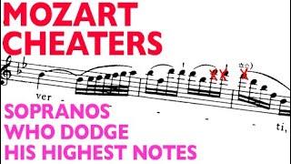 Coloratura Comparison - Mozart Cheaters: Sopranos Who Dodge His Highest Notes!