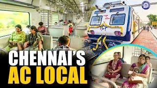 Chennai's first ever AC EMU train service introduced between Chennai Beach and Chengalpattu