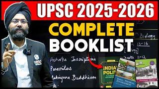 Booklist for UPSC 2025-2026 Preparation | Complete Detail ! | PW OnlyIAS