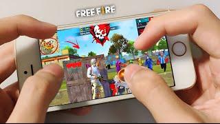 20+ kill br rank Iphone 6s Free Fire full  Handcam gameplay +DPI+ MACRO 32gb ram test 