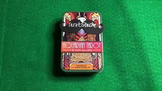 Aquarian Tarot by David Palladini in a tin Flip Through