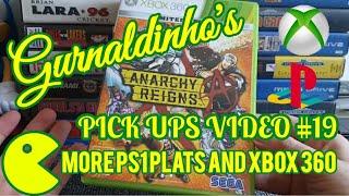 Gurnaldinho's Video Game Finds #19 Pick ups! More ps1 plats and xbox 360!