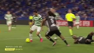 Mohamed Elyounoussi scores for Celtic v Lyon