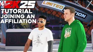 How To Join An Affiliation In NBA 2K25