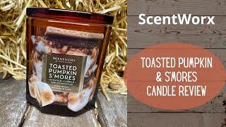 SCENTWORX Toasted Pumpkin & S'Mores Candle Review