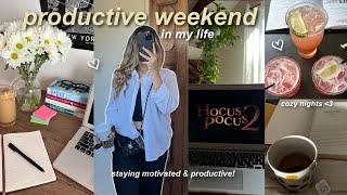 VLOG | eventful days in my life, self-care nights, & staying productive and motivated!