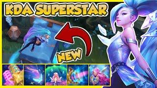  KDA ALL OUT SERAPHINE SUPERSTAR DAZZLES THE CROWD | PBE Skin Showcase | Erick Dota