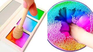 Satisfying video | satisfying mixing | relaxing videos | rangolis video | colors | satisfying sounds