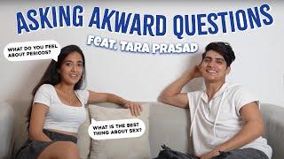 Asking Awkward questions Ft. Tara | @makeOskin | #taraprasad #awkwardquestions #awkwardmoments