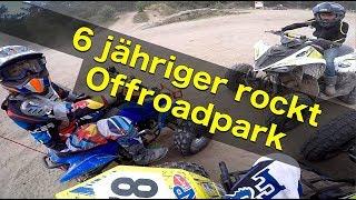 6 jähriger rockt Offroadpark / Schaden am Quad / Quad-Vlog ToxiQtime