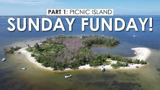 Picnic Island & Crystal Catches a Snook - PART 1: SUNDAY FUNDAY!