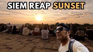 Chasing the Sunset in Siem Reap, Cambodia | Phnom Bakheng Temple