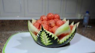 ORIGINAL FORM TO CUT AND SERVE WATERMELON - By J Pereira Art Carving