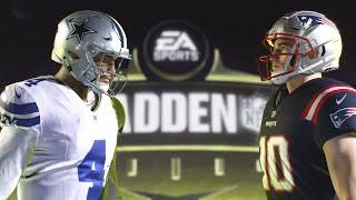 Madden NFL 24 - Dallas Cowboys Vs New England Patriots Simulation PS5 Gameplay
