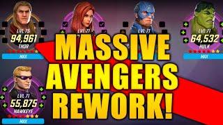 Avenger Rework is Amazing - MARVEL Strike Force - MSF