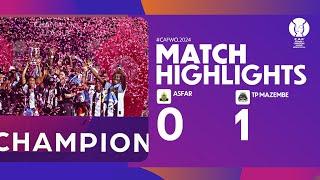 HIGHLIGHTS | ASFAR TP Mazembe | Final | مازيمبي يتوج بدوري أبطال إفريقيا للسيدات | #CAFWCL2024