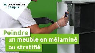 Comment peindre un meuble en mélaminé ou stratifié ? Leroy merlin