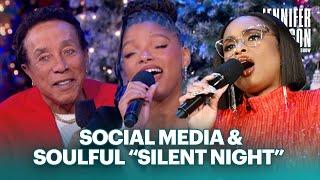 Smokey Robinson & Halle Bailey Perform ‘Silent Night’ with Jennifer Hudson