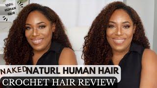 SHAKE N GO REALISTIC NATURAL BOHEMIAN WATER HUMAN HAIR CROCHET HAIR REVIEW| LIA LAVON