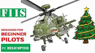 Best Christmas Gift! F11S Apache Helicopter! Review