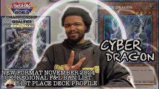 Yugioh, Oklahoma Regional, November 2024, 51st place deck profile-cyber dragon-Kyle Lewis