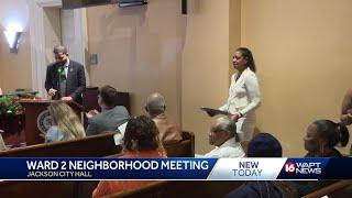 New Jackson city council member meets with constituents