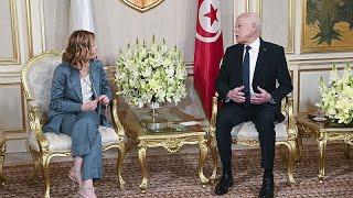 Tunisie : l'immigration au menu de la visite de Giorgia Meloni