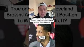 Are The Browns In The Best Spot To Win The NFL Draft? #reaction #nfldraft #browns