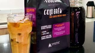 How to make Best Colombian Cold Brew Iced Coffee easy Pitcher Packs