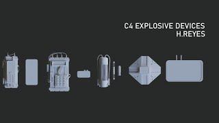 Blender 2.82: C4 Explosive Devices (Free Download)