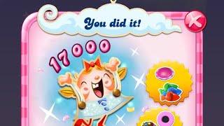 I’VE ACHIEVED LEVEL 17000 ! Candy Crush Saga Level 16995 to 17000 #games #gameplay #gamingvideos