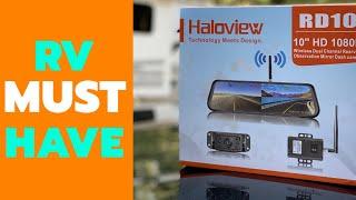Wireless RV Observation Mirror Dashcam by Haloview