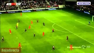 Martin Montoya injury   Nice vs Barcelona   Pre Season Friendly 2014, HD