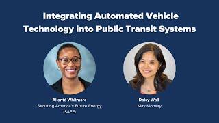 PAVE virtual panel “Integrating Automated Vehicle Technology into Public Transit Systems”