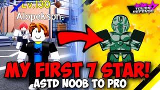 Getting My First 7 Star Unit! | F2P Noob to Pro All Star Tower Defense Day 18