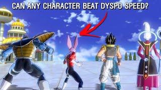 Can any Character beat Dyspo's Supersonic SPEED ? - Dragon Ball Xenoverse 2