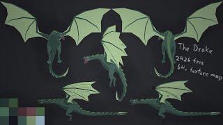 | PigArt | BLENDER Low Poly: Dragon