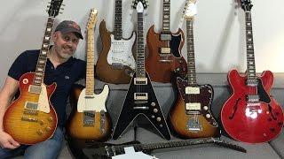 Comparing 8 Gibson and Fender guitars on a Marshall Plexi