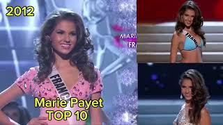 Every France entered semi-finalists of Miss Universe