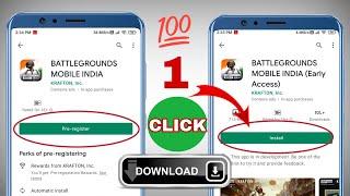 how to install battlegrounds mobile india in playstore | how to download battlegrounds mobile india