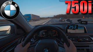0-250 km/h | BMW 750i V8 BiTurbo | TOP SPEED and Acceleration TEST