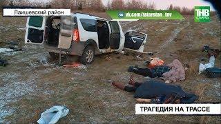 Три человека погибли в лобовом столкновении "Лады Ларгус" и "БМВ" в Лаишевском районе | ТНВ