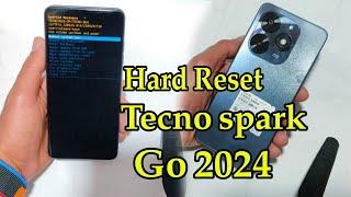 hard Reset Tecno spark go 2024 100% ok